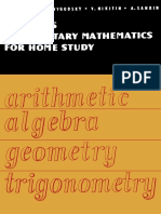 Antonov Vygodsky Nikitin Sankin Problems in Elementary Mathematics for Home Study Mir 1982