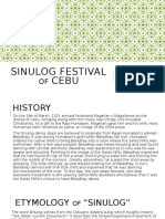 Sinulog Festival Cebu: By: Group 1 - Pythagoras