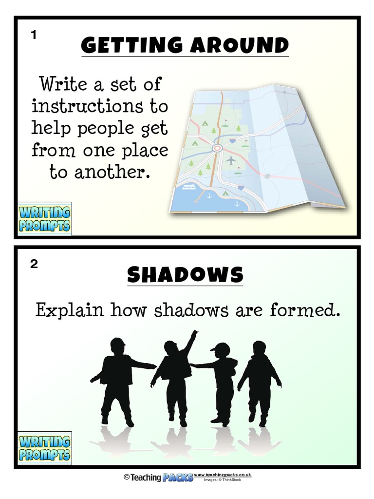 Getting Around: Write A Set of Instructions To Help People Get From One ...