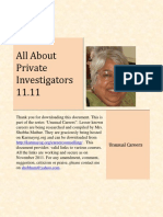 All About Private Investigator 11 PDF