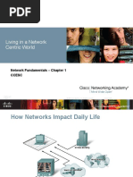 Living in A Network Centric World: Network Fundamentals - Chapter 1 Ccesc