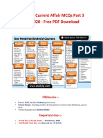 300 Best Current Affair MCQs Part 3 Feb'2020 - Free PDF Download