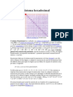 Sistema Hexadecimal