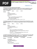 Ncert Exemplar Solution For Class 10 Maths Chapter 10 PDF