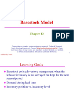 Basestock Model: Matching Supply With Demand
