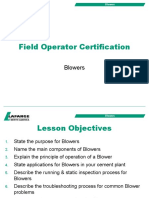 Field Operator Certification: Blowers