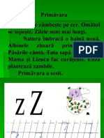 Sunetul Si Litera Z