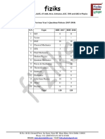 BHU Previous Year Pattern PDF