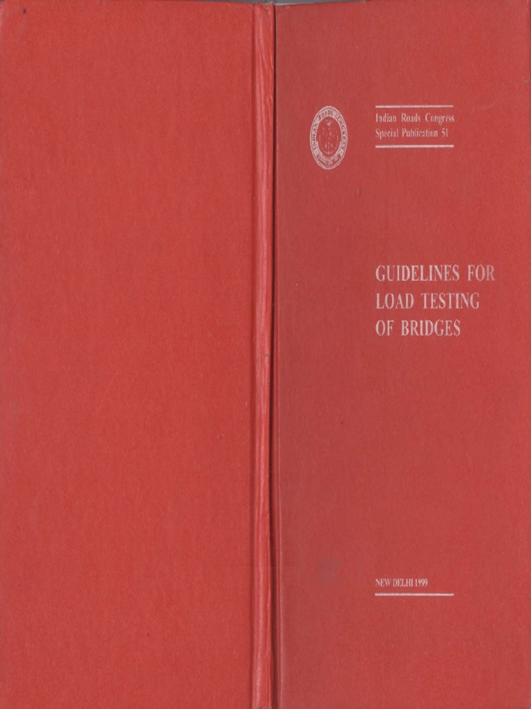 Guidelines For Load Testing of Bridges | PDF