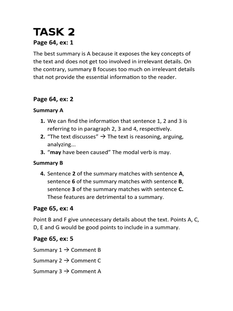 Effective Summary Writing Techniques | PDF | Teaching Methods ...