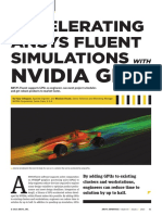 Accelerationg ANSYS Fluent Simulations With NVIDIA GPUs AA V9 I1 PDF
