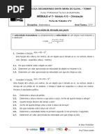 Ficha de Trabalho nº 2 - A10