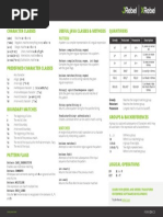 Regular Expressions Cheat Sheet PDF