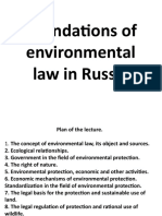 envirnmental law in russia