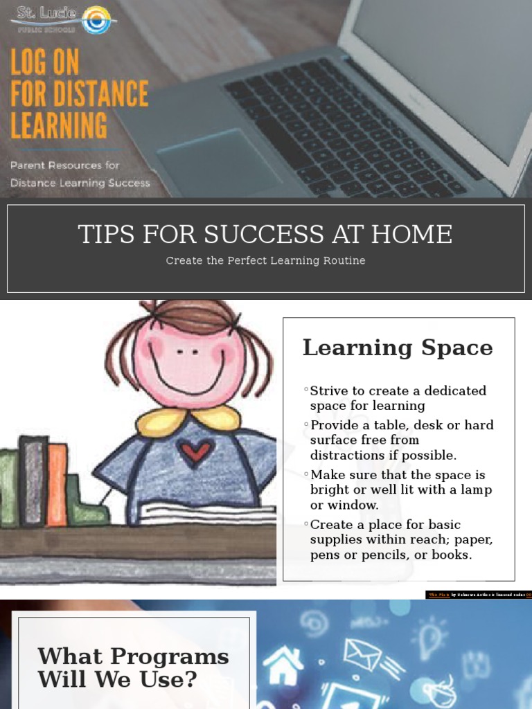 Home Learning Success Tips | PDF | Career & Growth