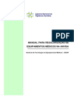 Manual para Regularização de Equipamentos Médicos Na Anvisa