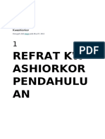 Refrat KW Ashiorkor Pendahulu AN: Kwashiorkor