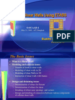 Design of Shear Walls Using ETABS: Buddhi S. Sharma