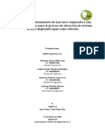 Diseño y Dimensionamiento de Una Torre Empacada y Una Columna de Platos para El Proceso de Absorción de Acetona en Aire Empleando Agua Como Solvente