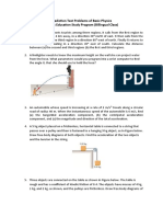 Prediction Test Problems of Basic Physics Physics Education Study Program (Billingual Class)