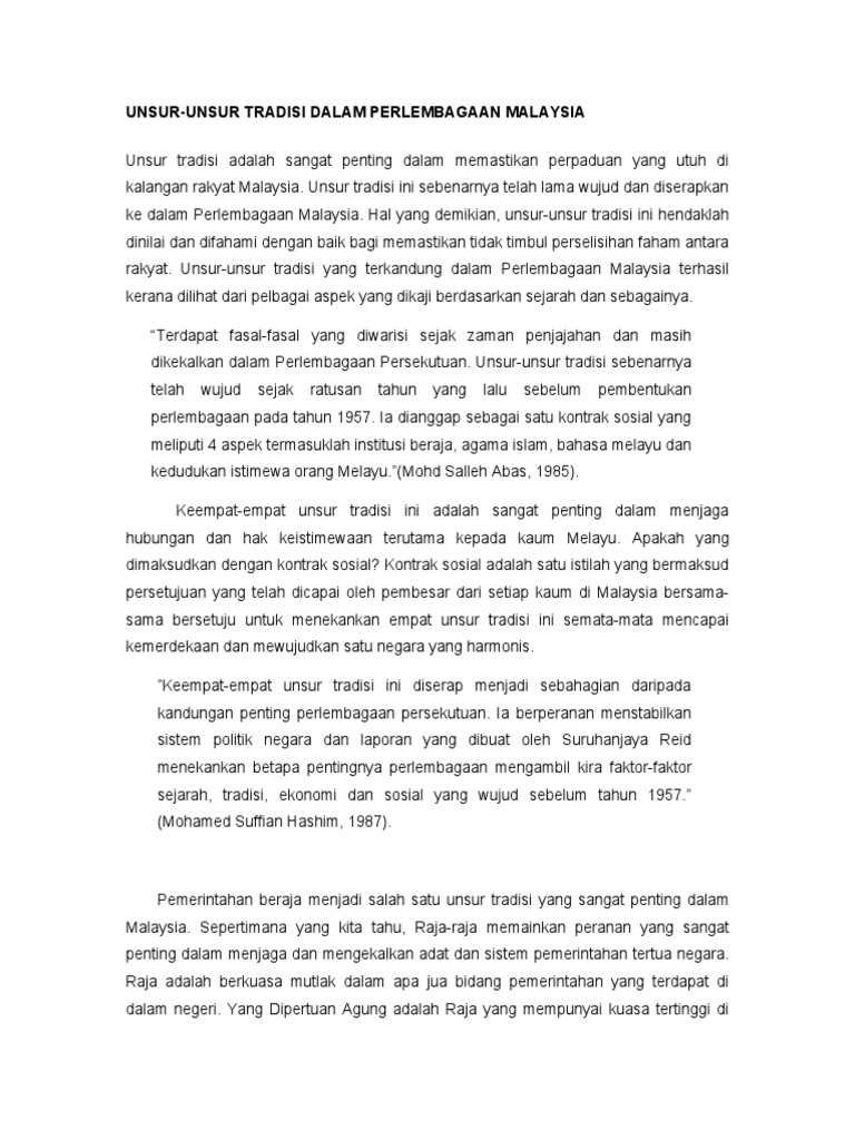 Unsur Unsur Tradisi Pdf