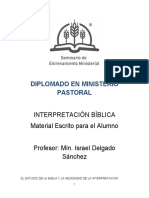 Principios de Interpretacion Biblica