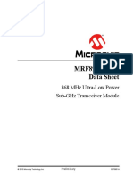 Mrf89Xam8A Data Sheet: 868 MHZ Ultra-Low Power Sub-Ghz Transceiver Module