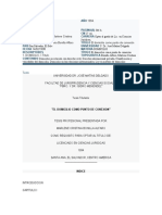 Tesis Sobre Conflicto de Domicilio y Nacionalidad