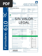 Guía para Llenar el Formulario 610 | PDF | Economias