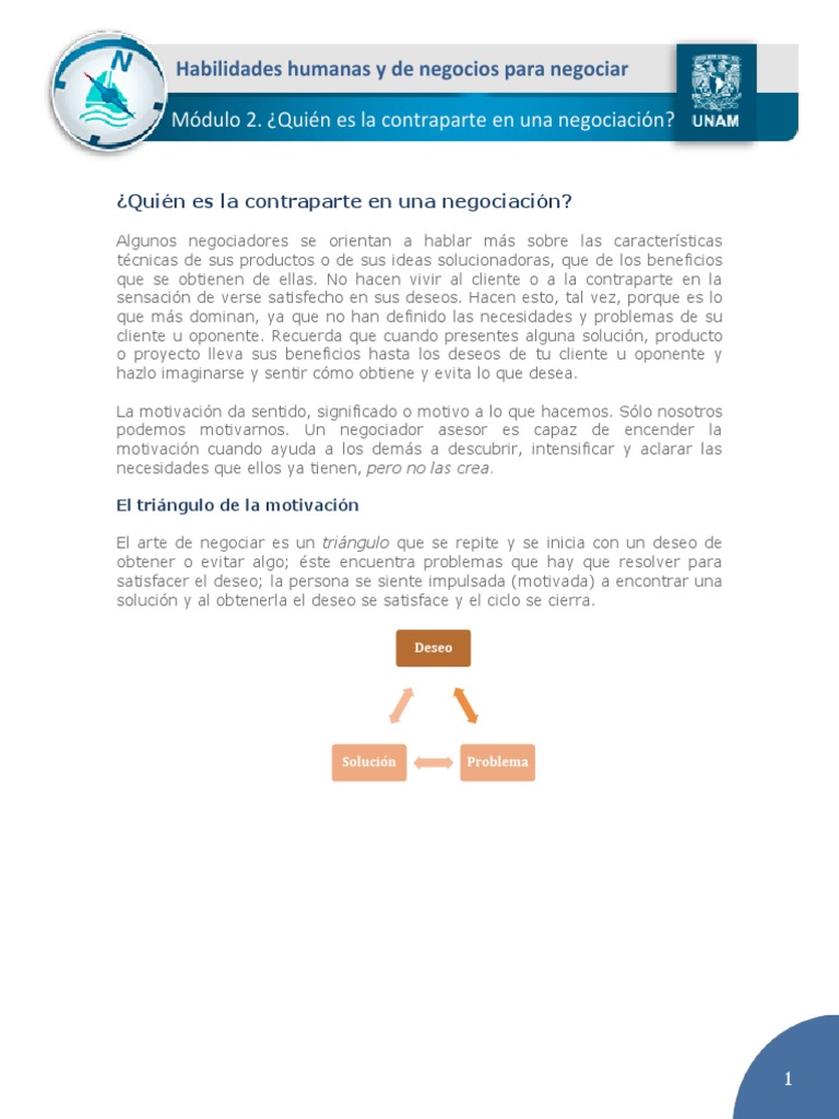 Quien Es La Contraparte PDF | PDF | Motivación | Motivacional