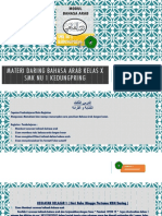Materi Daring Bahasa Arab Kelas X SMK Nusa PDF