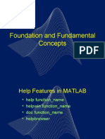 Foundation and Fundamental Concepts