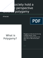 Should Society Rethink Its Perspective on Polygamy