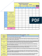 Rapid Plant Assessment Table 1 - Rating Sheet: Ratings Measure Score 1 3 5 7 9 11