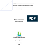 Diseño de Una Estrategia Metodológica para Promover El Aprendizaje - 1