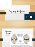 Injury To Joints