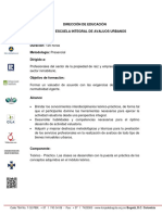 Curso Escuela Integral de AvalÃºos Urbanos PDF