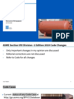 Asme BPVC Section VIII Division 1: Key Changes 2019 Edition