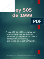 Ley 505 de 1999 estratificación rural