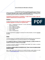 Sistema de Evaluación Alternativo Al Examen PDF