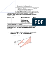 cuarta prueba parcial 1° M - segundo semestre