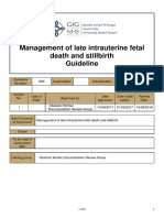 Management of Late Intrauterine Fetal Death and Stillbirth - Hywell Dda Guideline 2017