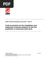 Code of Practice For The Installation and Inspection of Board Systems For The Fire Protection of Structural Steel Work