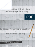 Understanding A Brief History of Language Teaching