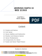Engineering Math Iii BEE 21503: Vector Algebra