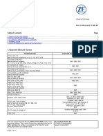 Marine Transmissions List of Lubricants TE-ML 04