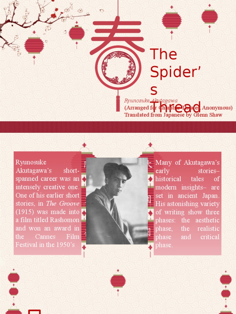 The Spider's Thread: A Tale of Redemption | PDF | Hell