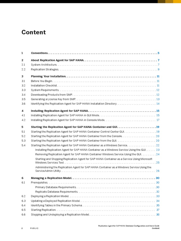 SAP HANA Replication Agent Guide | PDF | Microsoft Windows | Graphical ...