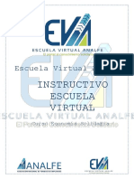 Instructivo Escuela Virtual Analfe Curso Básico de Economía Solidaria 2020.01