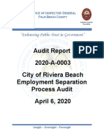 04-06-20 - Riviera Beach Employee Separation - 2020-A-0003